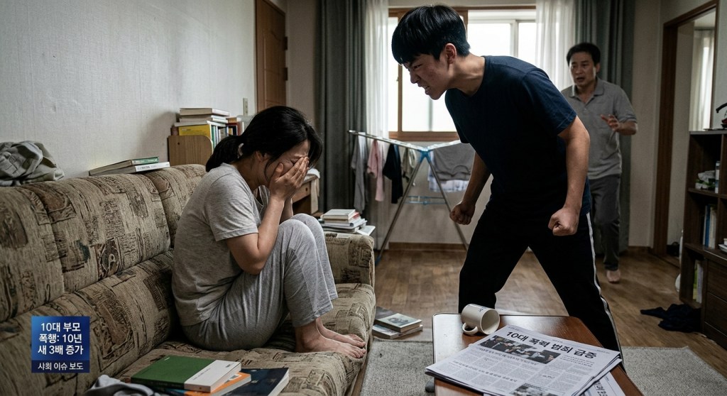 10대 부모 폭행 증가